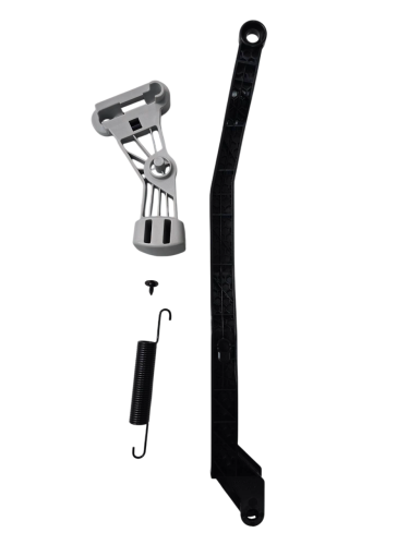 Планка и рычаг регулировки высоты для газонокосилок 2505107 (1 кВт) и 2501907 (40В) 35 см P/N: RA341081558A P/N: RA341081558A