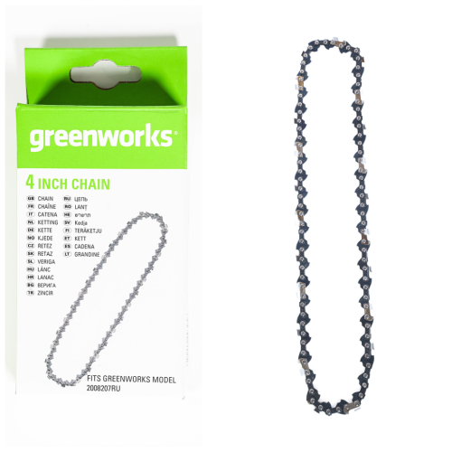 Цепь для пилы Greenworks 10 см P/N: 2953407 P/N: 2953407