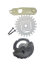 Шестерня  в сборе для 2602407 60В Снегоуборщик,б/щ P/N: RA339031205AB P/N: RA339031205AB