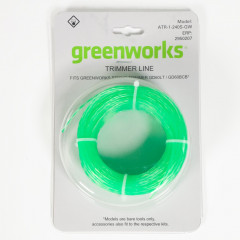 Витая леска для триммера Greenworks 2,4мм