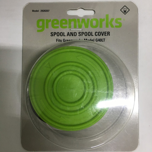 Катушка c крышкой для триммера 40V Greenworks (2926207) P/N: 2926207 P/N: 2926207