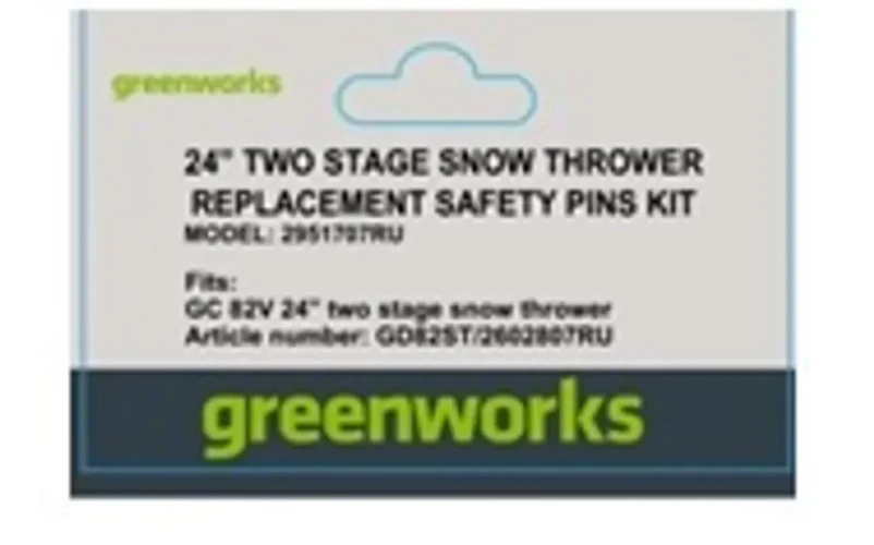 Cрезные болты (4 шт.) для снегоуборщика Greenworks, 82В P/N: 2951707 P/N: 2951707