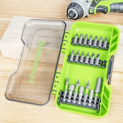 Набор бит в кейсе Greenworks Арт. 2944007, 20 предметов P/N: 2944007 P/N: 2944007
