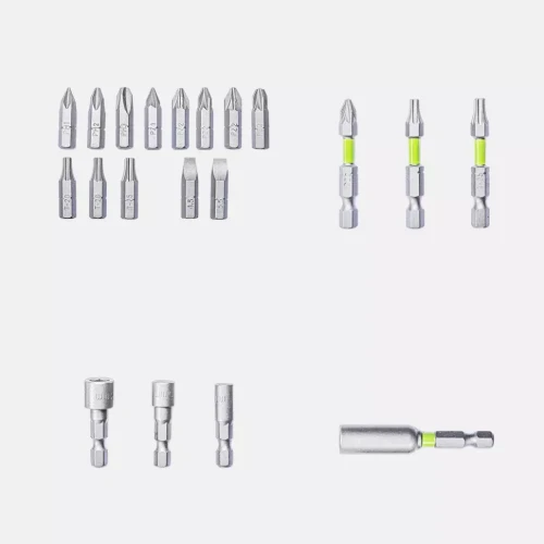 Набор бит в кейсе Greenworks Арт. 2944007, 20 предметов P/N: 2944007 P/N: 2944007